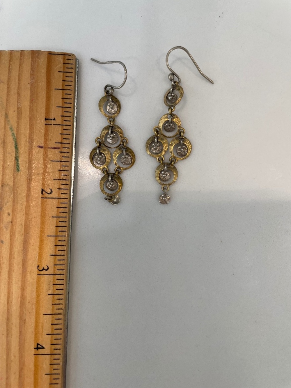 SILPADA W2239 Brass & Sterling Silver Sultry Earrings Retired